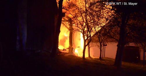 Scheunenbrand in Großeberharts – Bild 2