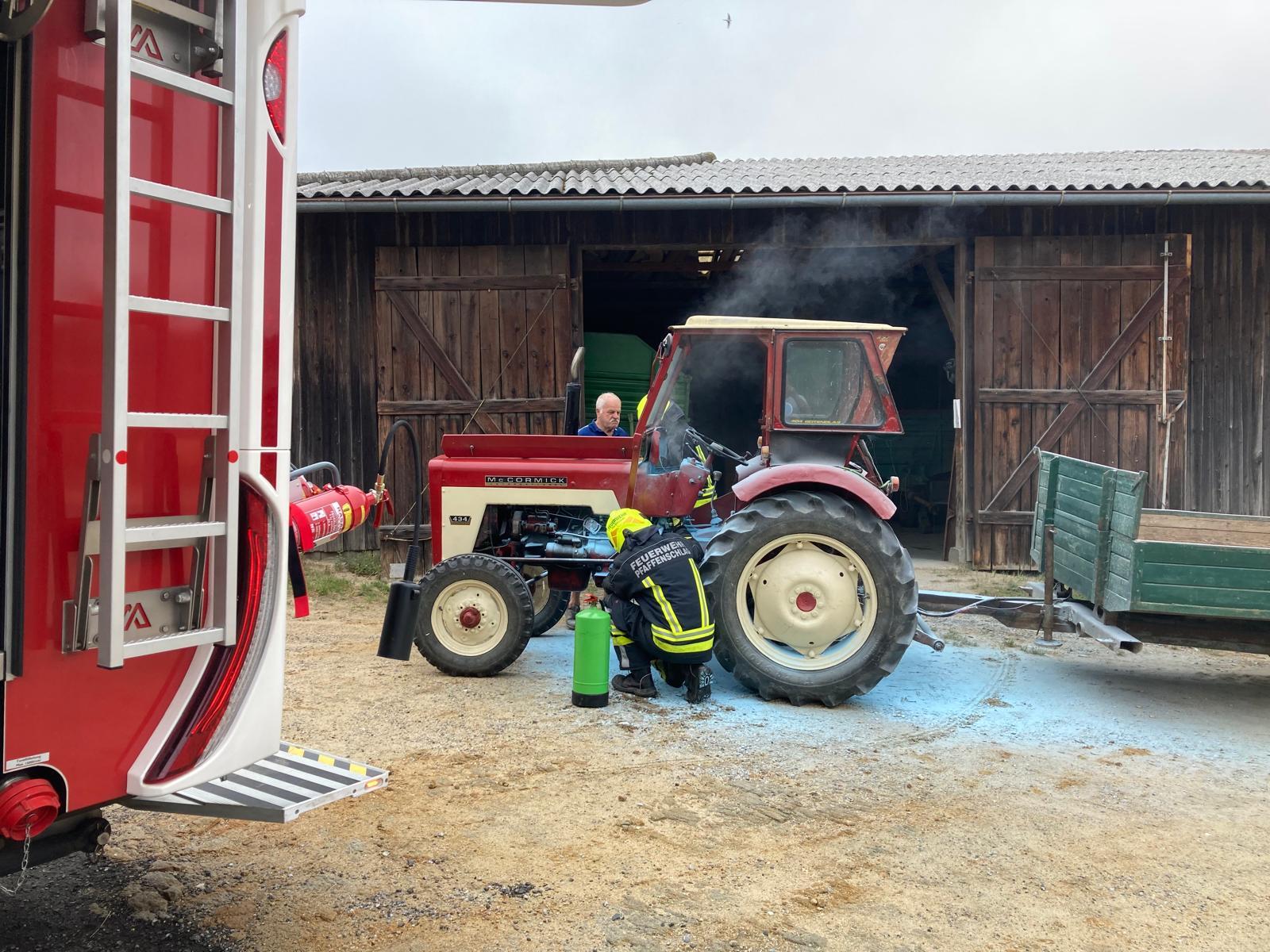 Traktorbrand in Pfaffenschlag – Bild 2