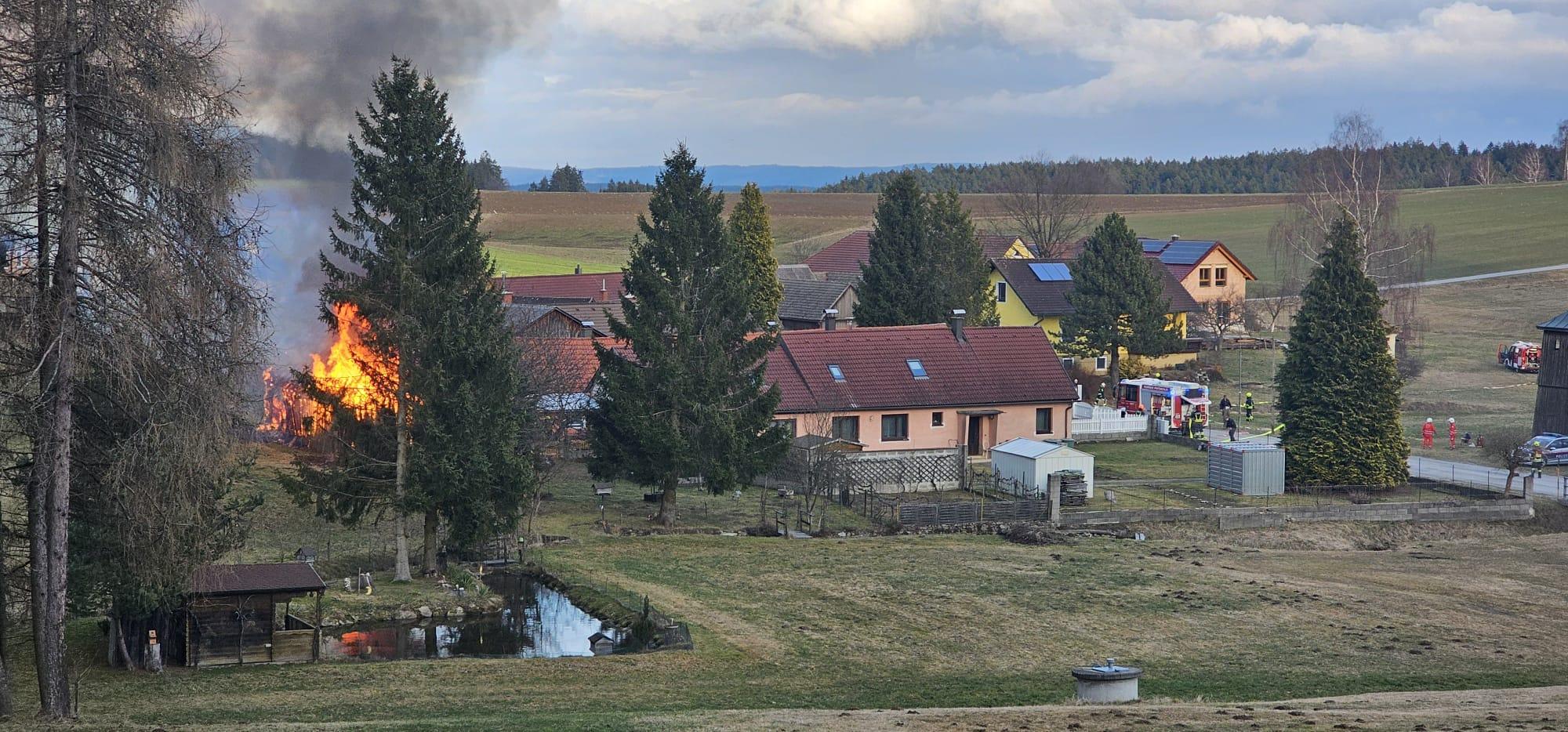 Scheunenbrand in Eisenreichs