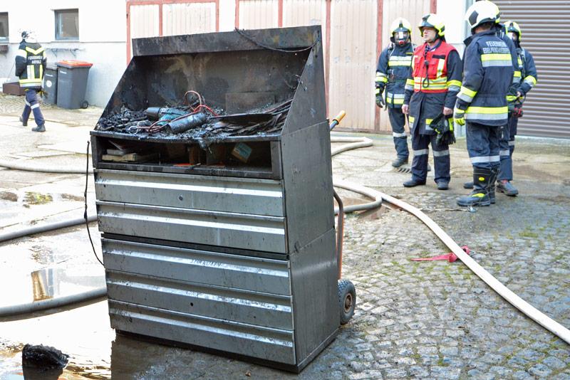 Scheunenbrand in Wiederfeld – Bild 1