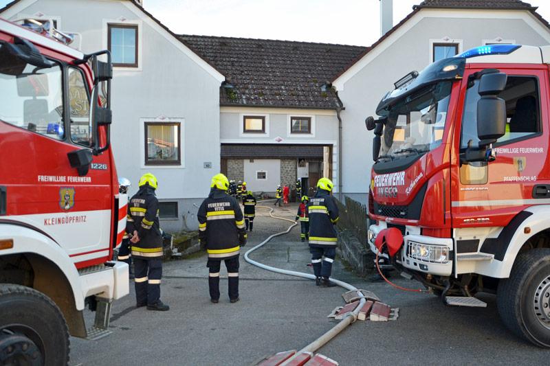 Scheunenbrand in Wiederfeld