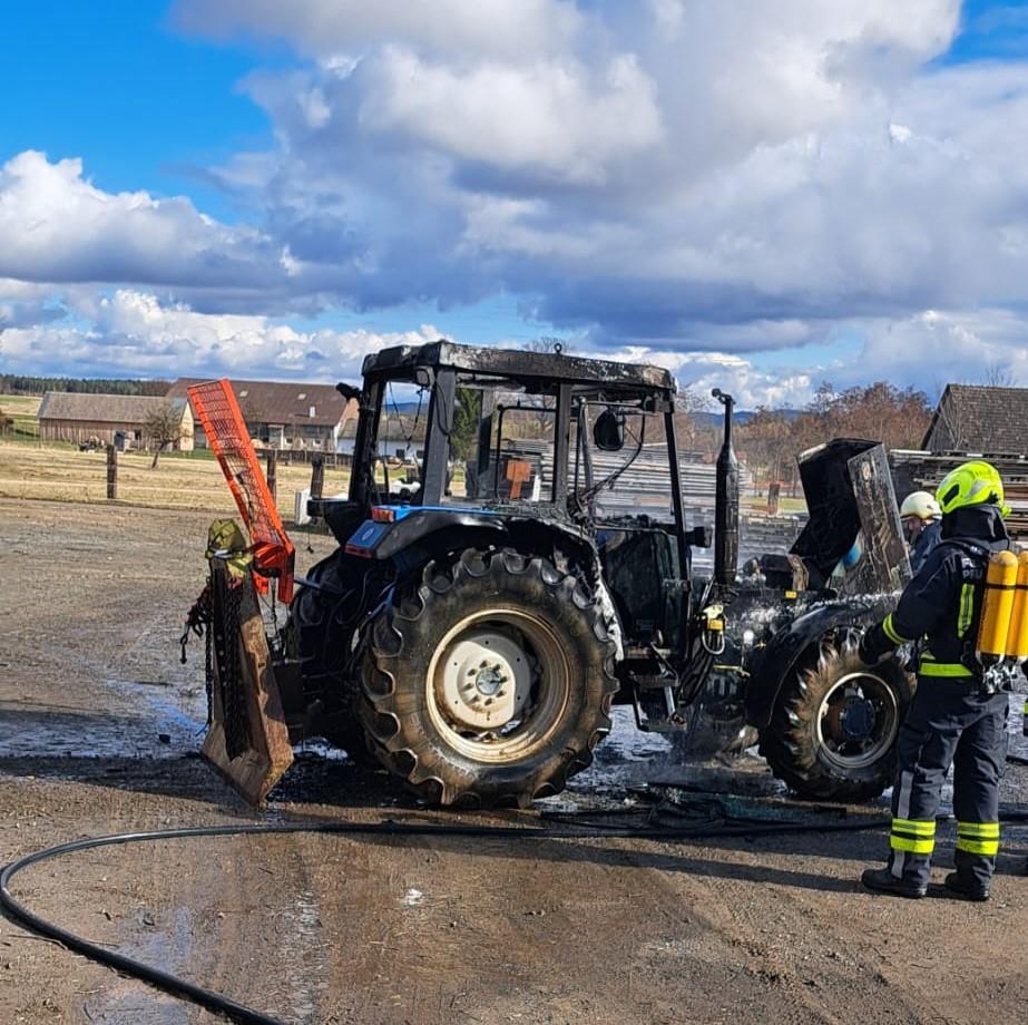 Traktorbrand in Kleingöpfritz – Bild 2